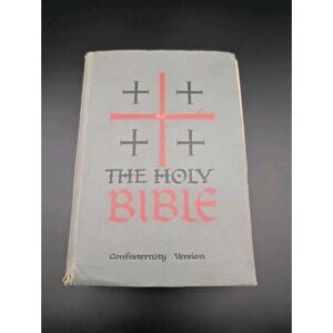 Holy Bible Confraternity Version The Newnew American Catholic Edition Hardcover